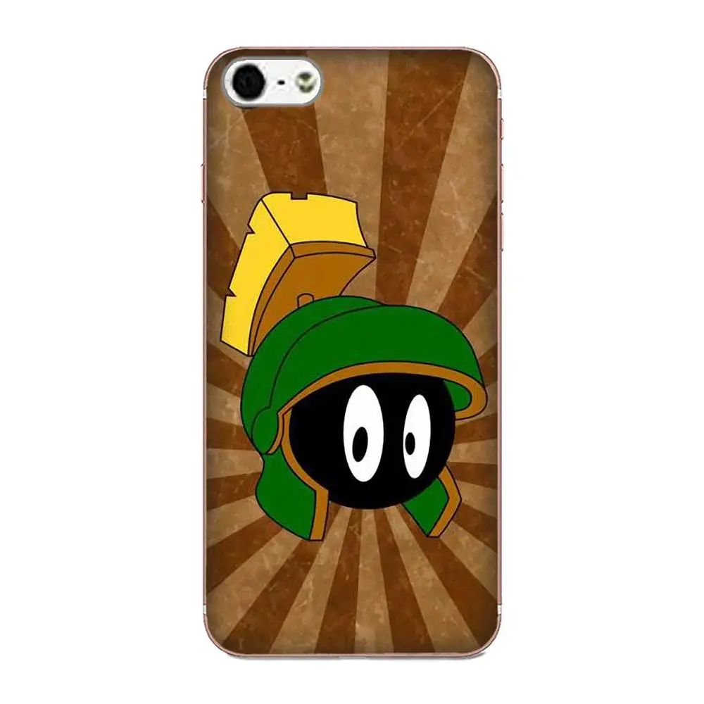 Для Apple iPhone 4 4S 5 5C 5S SE SE2 6 6S 7 8 11 Plus Pro X XS Max XR Diy Окрашенные Looney Tunes Marvin The Martian |