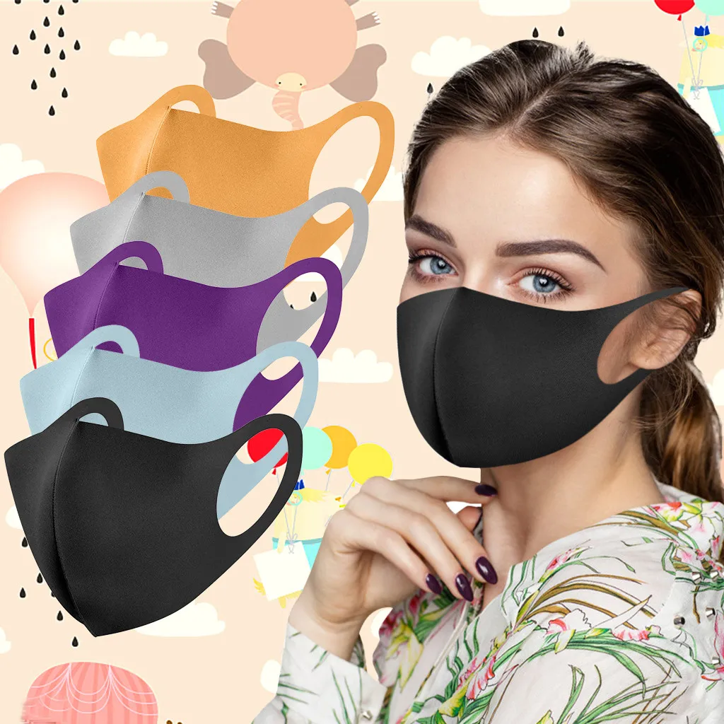 

5pcs Adult's Reusable Washable Face Mask for face Women Christmas Masks Halloween Cosplay Mascarilla Navidad Mascarillas Mujer