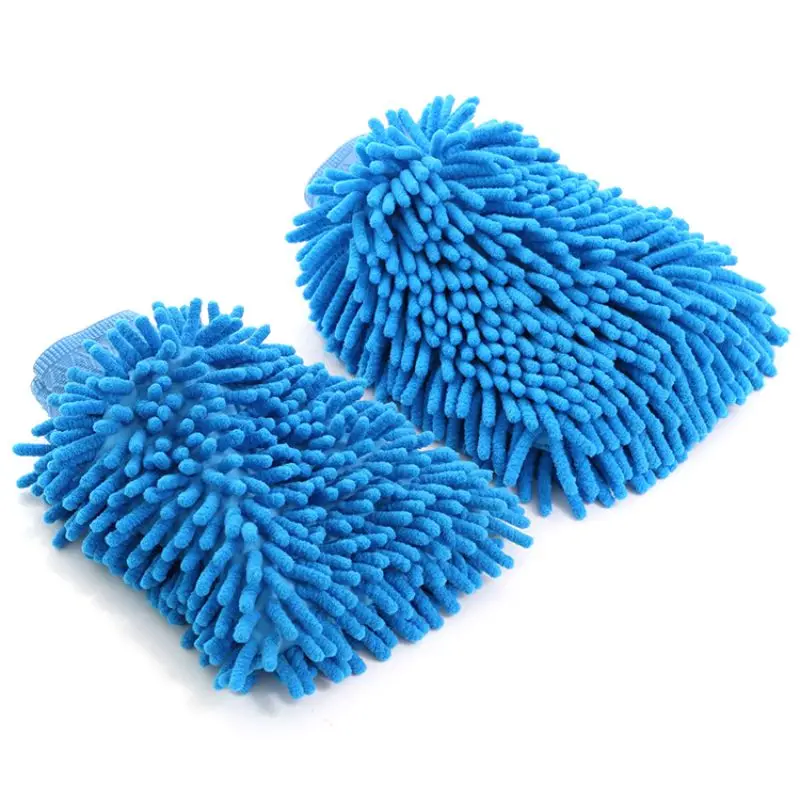 

Useful Pet Grooming Gloves Highly Absorbent Chenille Dog Towel Mitt/Car Wash Mitten/Dog Bath Gloves