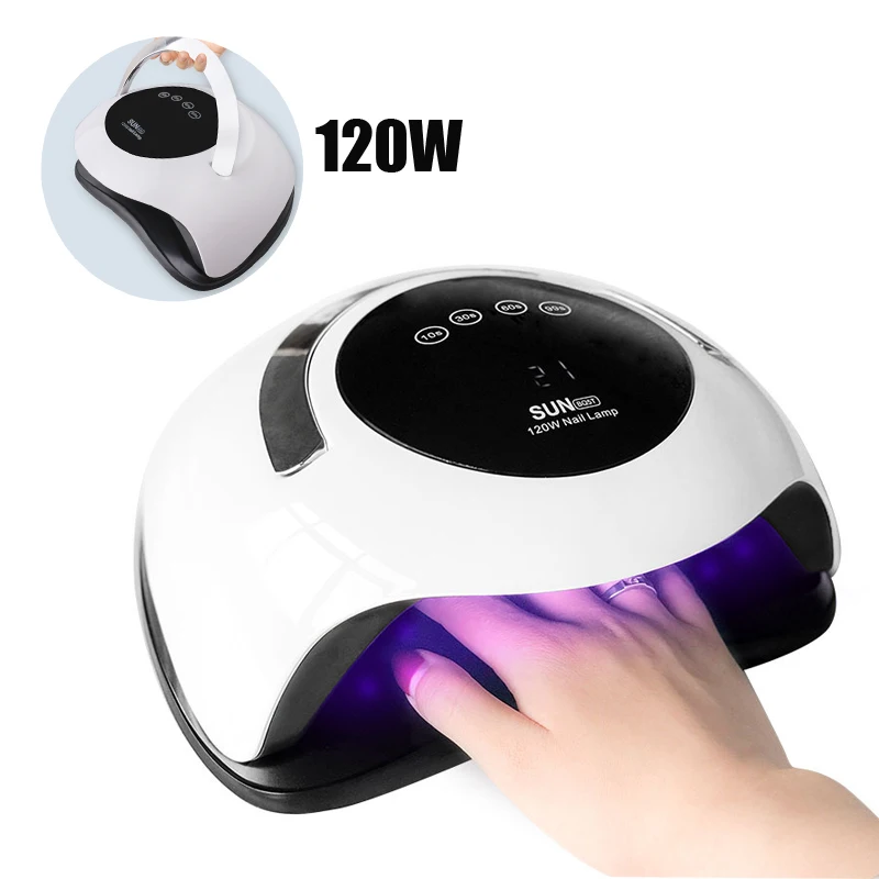 Сенсорный выключатель высокой мощности УФ лампа Сушилка для гель лака маникюр