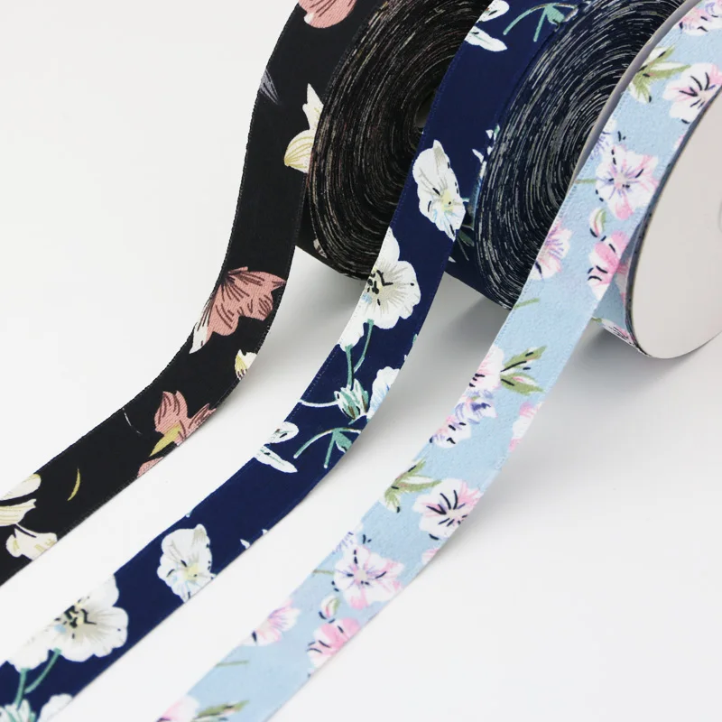 Бант 25 мм материал для аксессуаров волос хлопковая кружевная лента с принтом