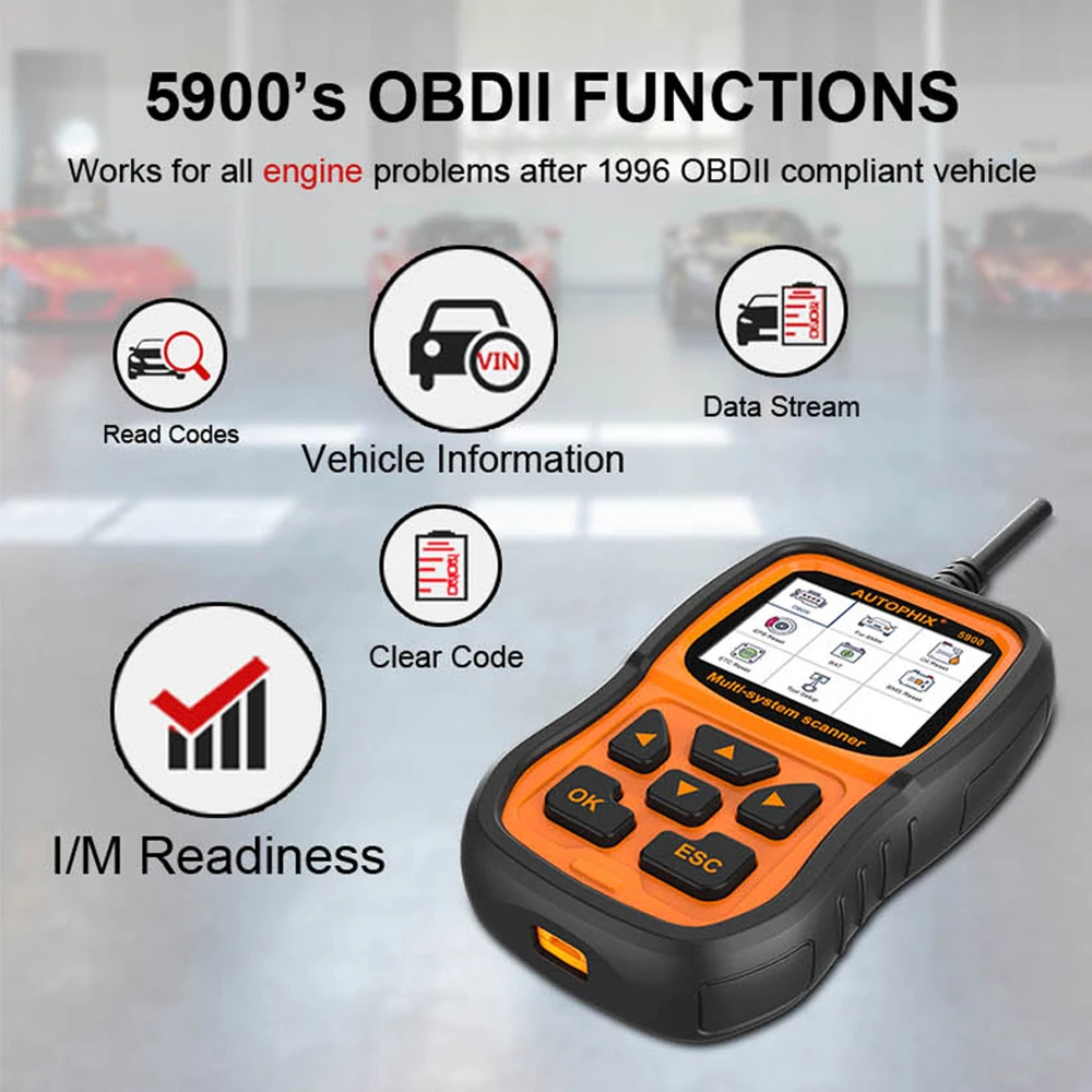 Autophix 5900 Профессиональный Obd 2 Автомобильный диагностический инструмент EPB и т. д.