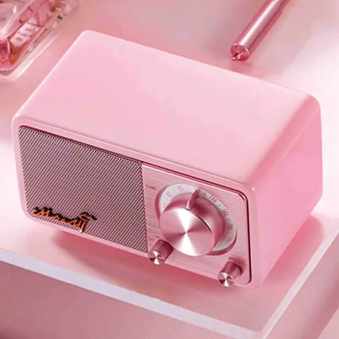 Xiaomi Youpin Bluetooth динамик Ретро беспроводной динамик с fm-радио портативный динамик мини беспроводной Bluetooth динамик