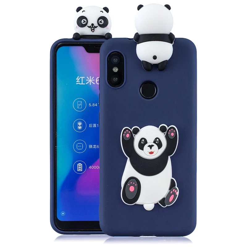 big panda Чехол с объемными игрушками и единорогом для Xiaomi Redmi Note 7 8 K20 Pro, чехол для Xiaomi Redmi 7 7A 8 8A, чехол для Redmi Note 8 Pro - Цвет: big panda