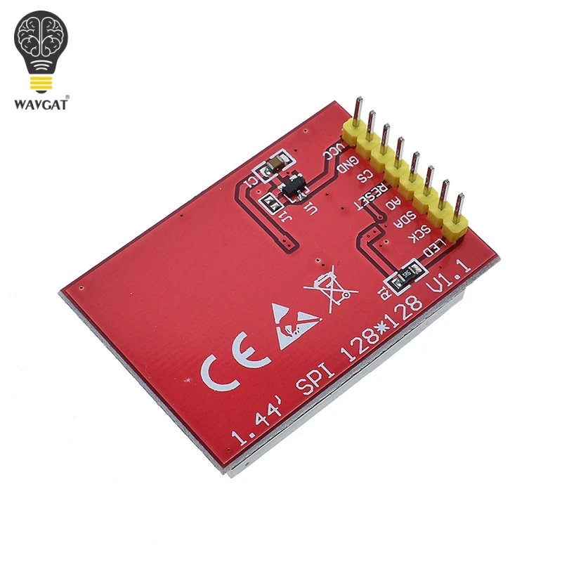 Модуль ЖК дисплея WAVGAT 5 В 3 1 44 дюйма 128*128 цветное стекло совместимое с Arduino mega2560 STM32