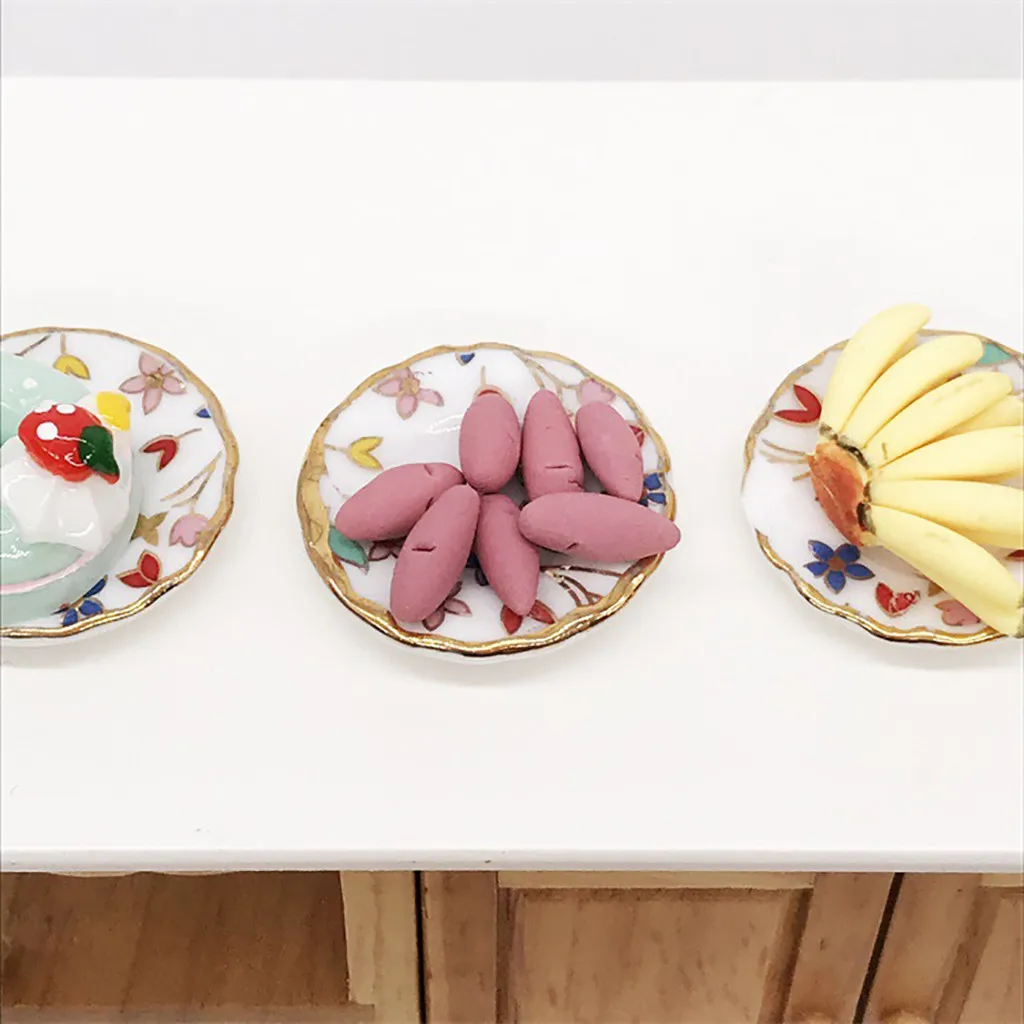 10 шт. 1:12 кукольный домик миниатюрная еда сладкий картофель кухня столовая модель