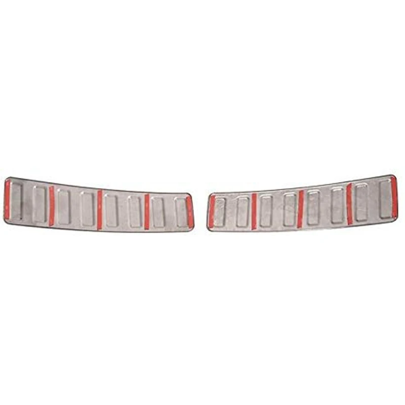 2 шт. задний внутренний Бампер протектор порога Накладка комплект для Land Rover Discovery