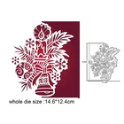 Рождественские украшения, металлическая рамка, трафареты для скрапбукинга альбом, открытка, тиснение, ремесленные штампы, новинка 2020