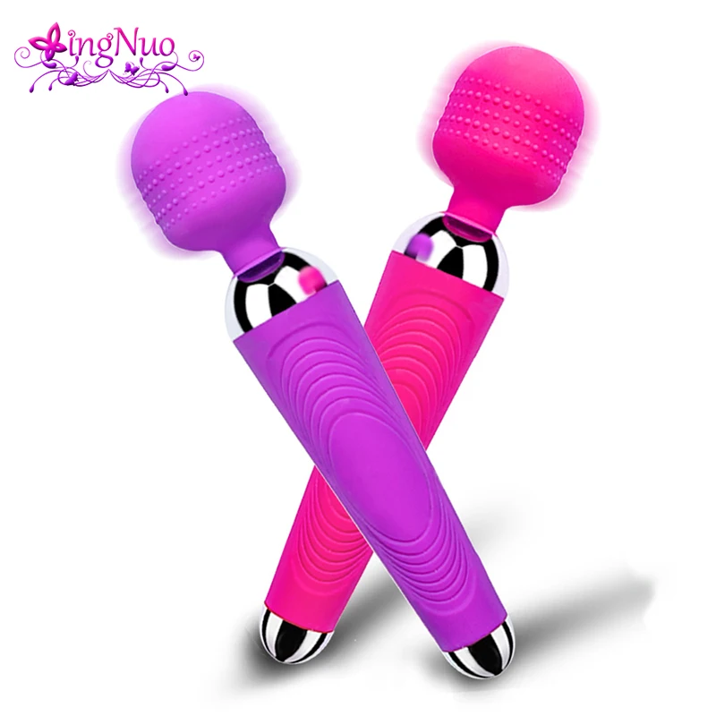 Мощный 20 скоростей AV Вибратор Волшебная палочка массажер стимулятор клитора