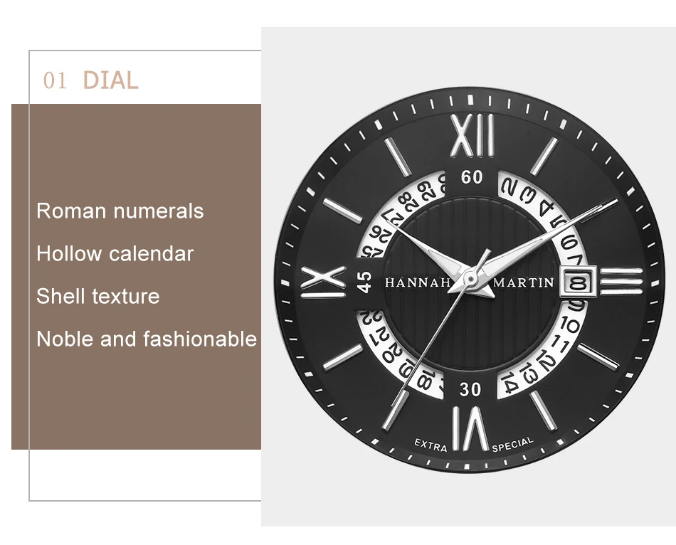 

Genuine Leather Design Creative Real Calendar Quartz Watch Men Business Fashion Students Top Brand Luxury Waterproof Wrist Watch