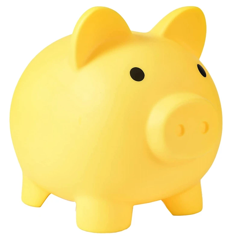 

Large Piggy Bank, Unbreakable Plastic Money Bank, Coin Bank for Girls and Boys, Practical Gifts for Birthday