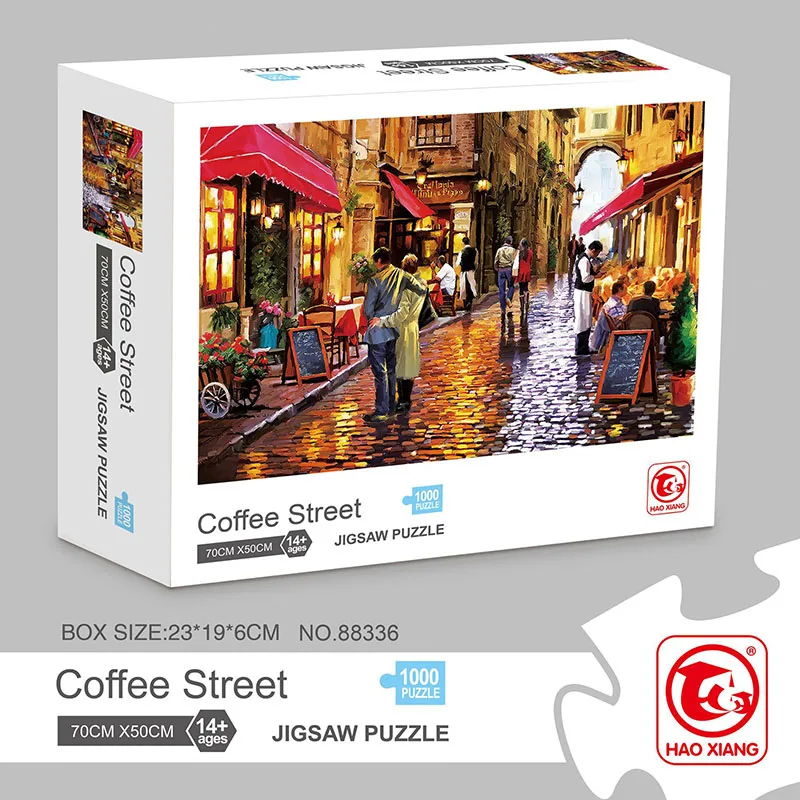 

Пазлы из 1000 частей, пазл-головоломка из бумаги, качественная детская головоломка для взрослых, детские игры, обучающая игрушка 006