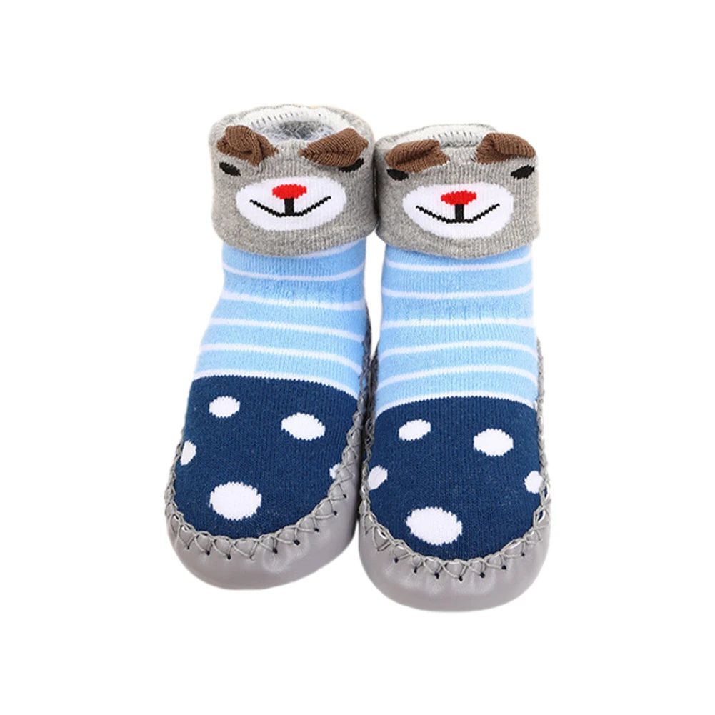 Детские носки на осень и зиму Осень зима махровая плотная детская обувь с