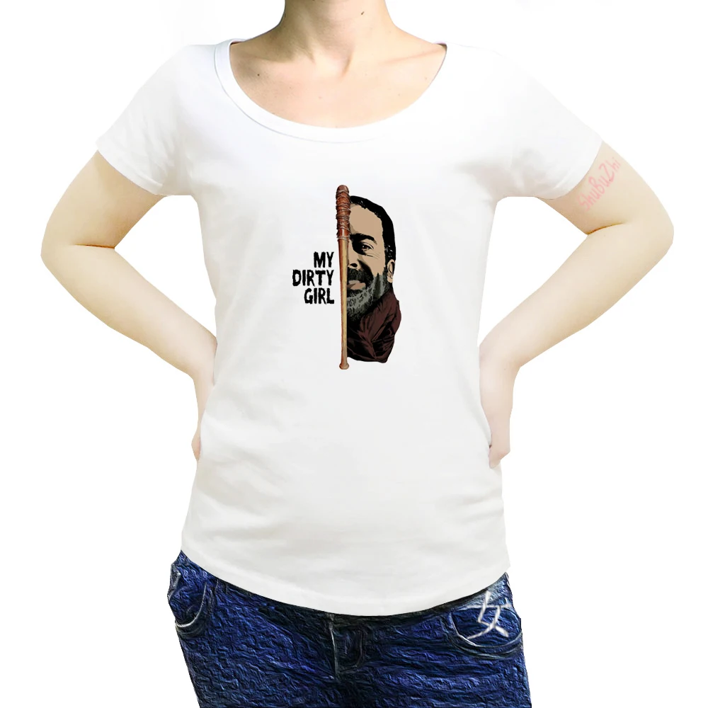Футболка Ходячие мертвецы посмотрите на мою грязную девушку футболка для