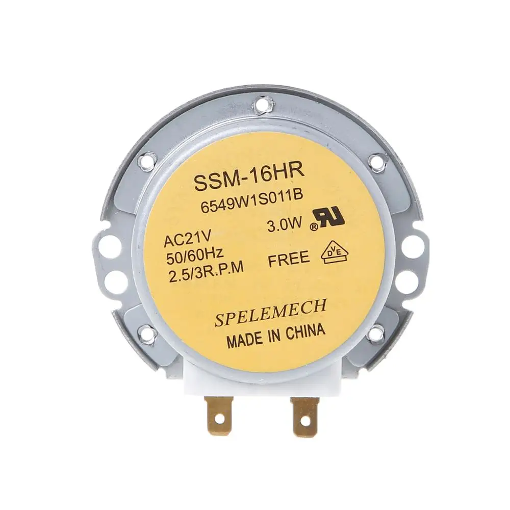 

Microwave Oven Turntable Synchronous Motor SSM-16HR 21V 3W 50/60Hz For LG