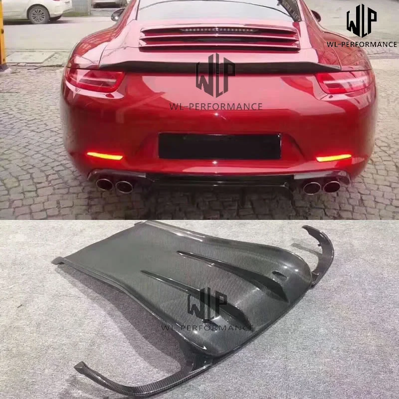911 высококачественный диффузор для заднего бампера из углеродного волокна