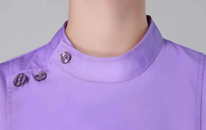 Однотонная одежда для медсестры костюм с коротким рукавом медицинская