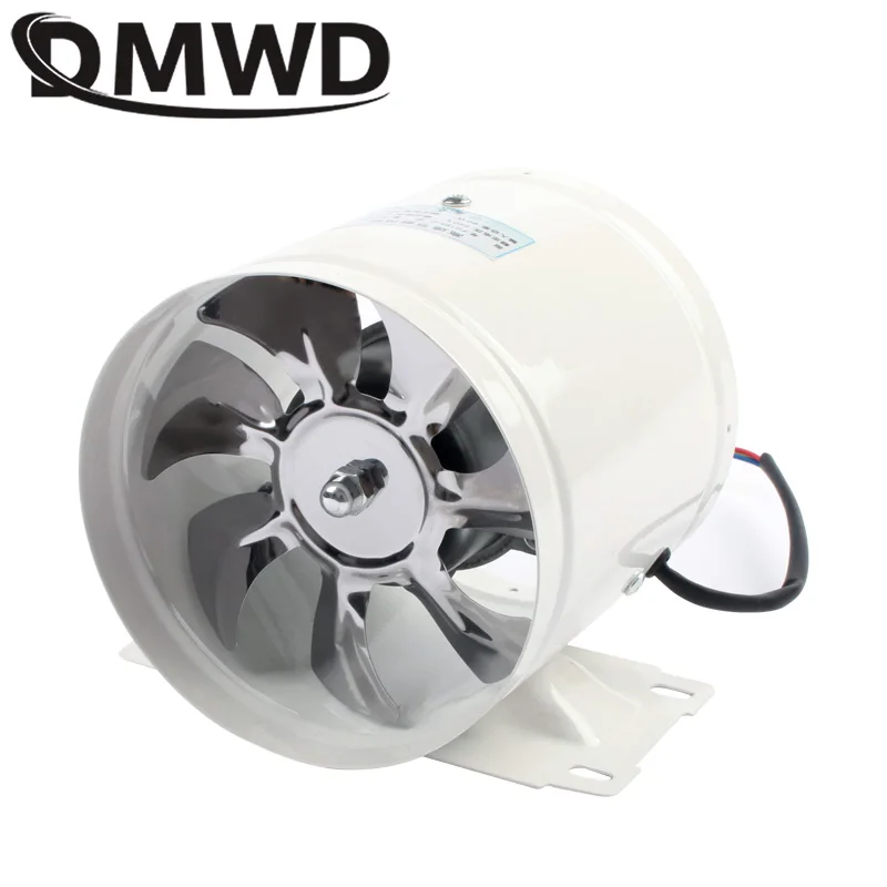 DMWD 6 дюймов мини металлический вытяжной вентилятор воздуховод вытяжка кухня