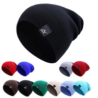 2021 100 new hat cotton blend hip hop beanies girl winter cap adk label knitted hat unisex solid color bonnet