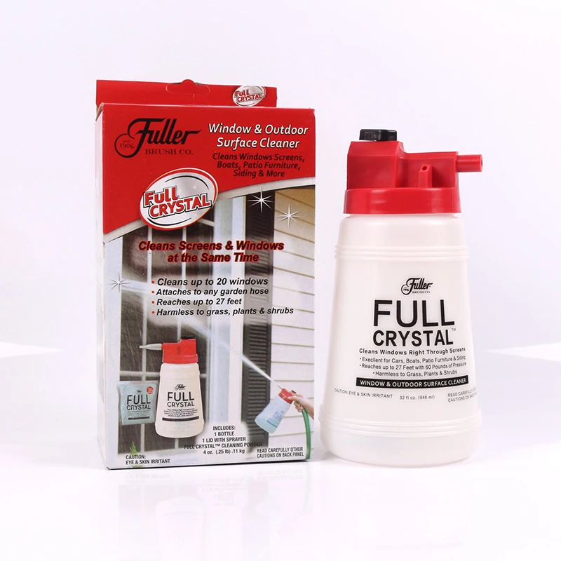 Полностью кристаллический уличный очиститель стекла для семейного сада ручной