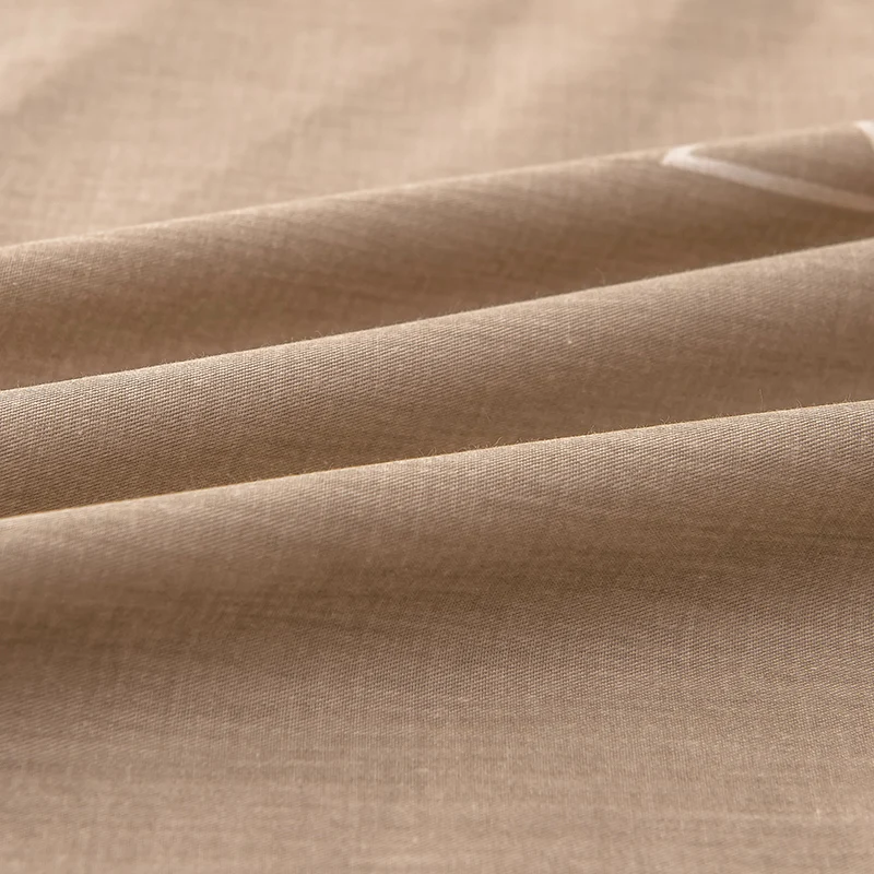 1 шт. коричневый треугольник геометрический узор пододеяльник Простые Модные 100%