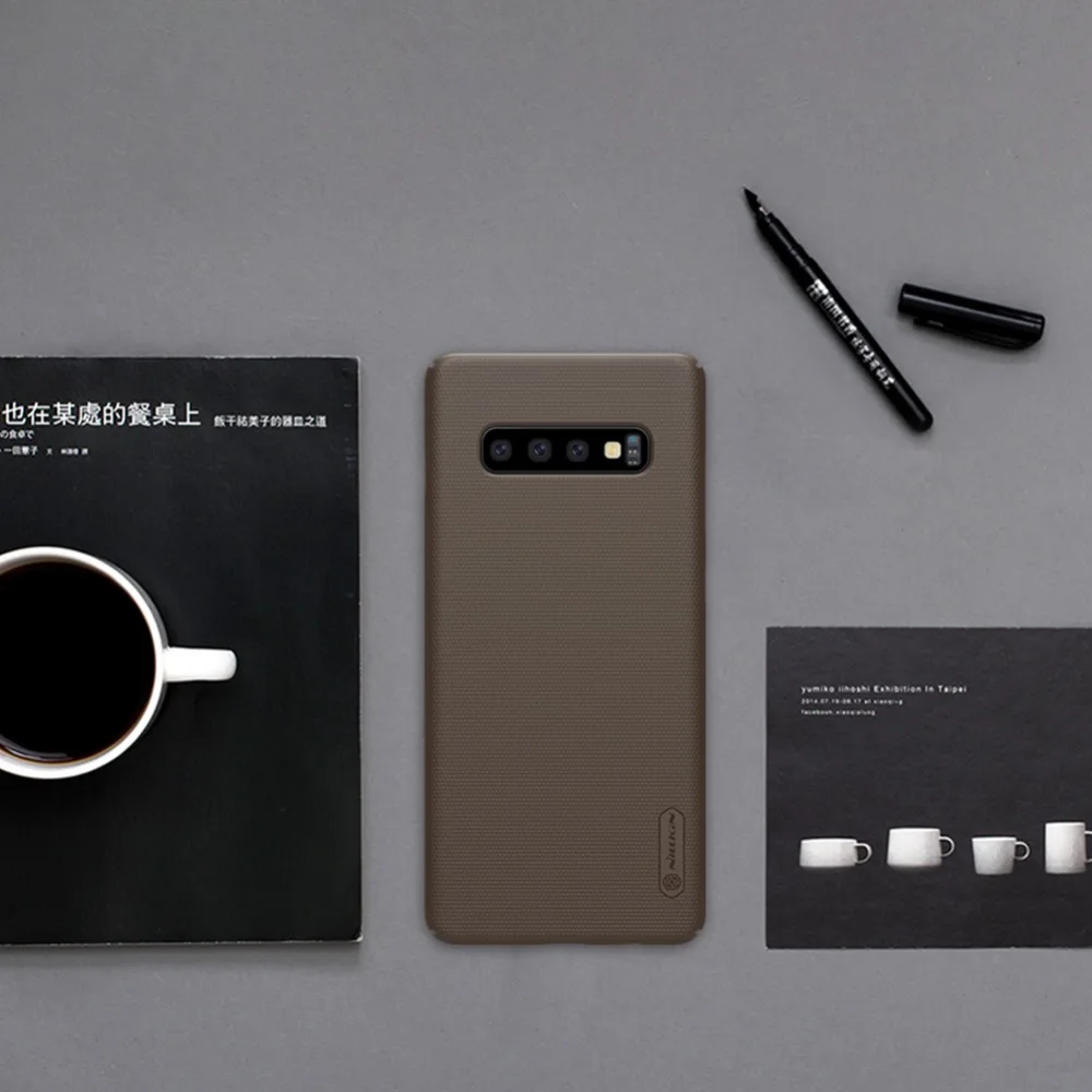 Чехол для samsung Galaxy S6 S7 edge S8 S9 S10E S10+ Plus корпус Nillkin матовый щит жесткая задняя крышка из ПК для samsung S10 чехол