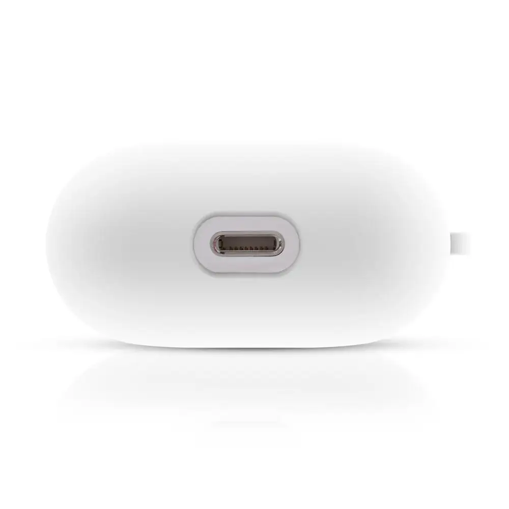 Чехол для беспроводных наушников Airpods мягкий белый чехол из ТПУ 1 2 Gen Airpods1 Airpods2 |
