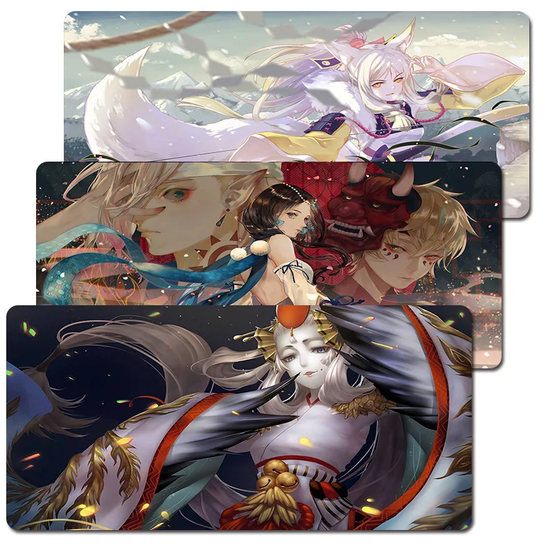 

Gaming Desk Mats Anime Mouse Pad Lage XL Deskpad Mouse Mat MousePad Desk Gaming Mousepad Cup PC Computer Keyboard Table Mat