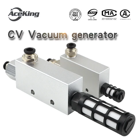 Вакуумный генератор ACV/CV/20HS 25HS, вакуумный генератор на присоске с контролем отрицательного давления, вакуумный клапан 15/20/25hs