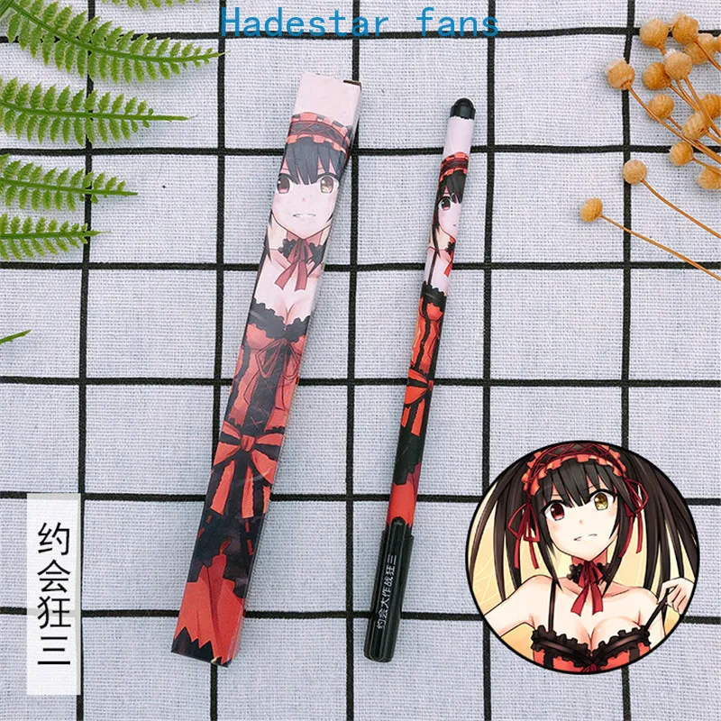 10 компл./лот аниме DATE A LIVE гелевая ручка хименкова Есино отшельник кошмар