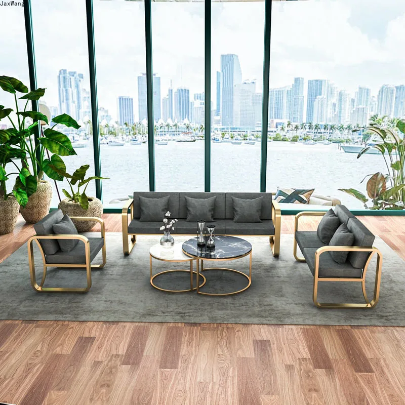 Кованые наборы для гостиной диван офиса дома Скандинавский современный