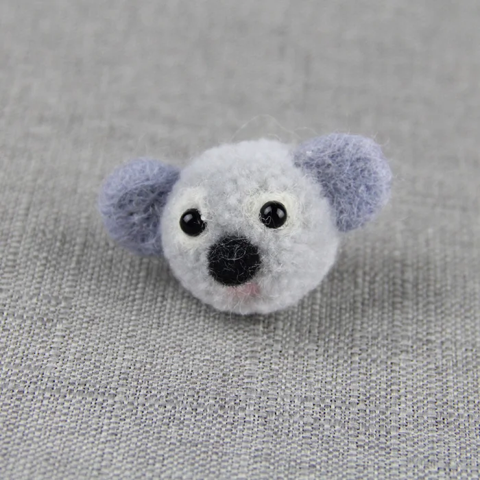 12 шт ручной работы шерсть войлок пом коала иглы Войлок Мультфильмы для DIY модные