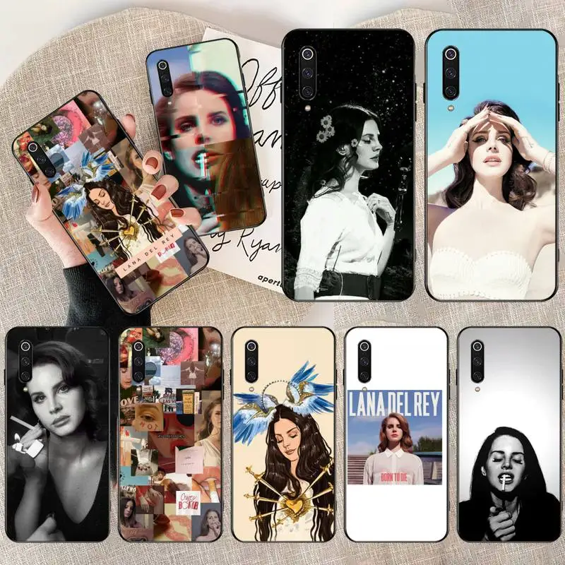 Мягкий силиконовый черный чехол для телефона HPCHCJHM Sexy singer model Lana Del Rey Redmi Note 8 8A 7 6 6A 5