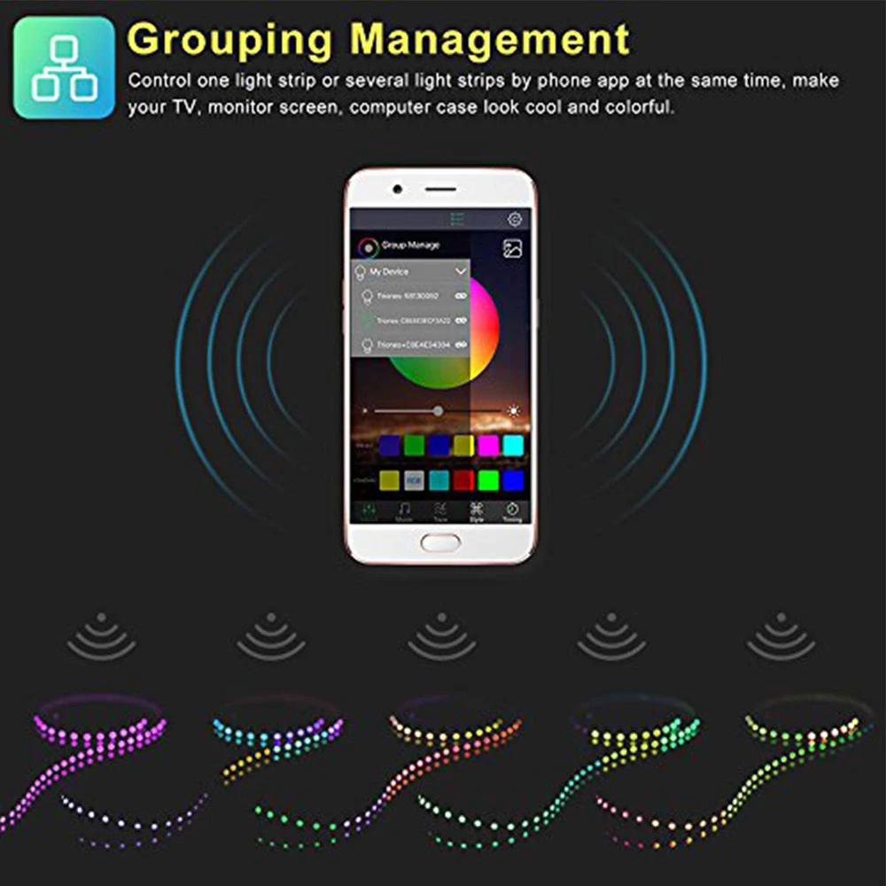 Светодиодный мини-контроллер 5 В Wi-Fi RGB Bluetooth пульт дистанционного управления