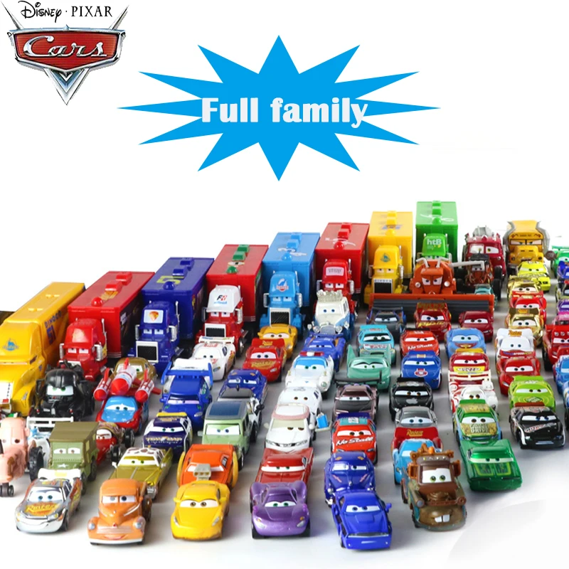 Pixar Cars 2 3 портативная детская игрушечная машинка для парка модель Lightning McQueen сплав вагон мальчик собранная евродационная игрушка