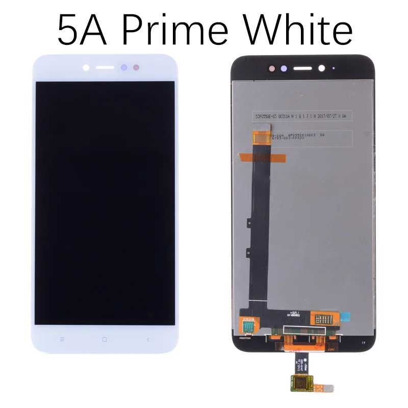 5a Prime White Дисплей для XIAOMI Redmi Note 5A 5A Prime Y1 / Y1 Lite LCD в сборе с тачскрином черный белый - Цвет: 5a Prime White
