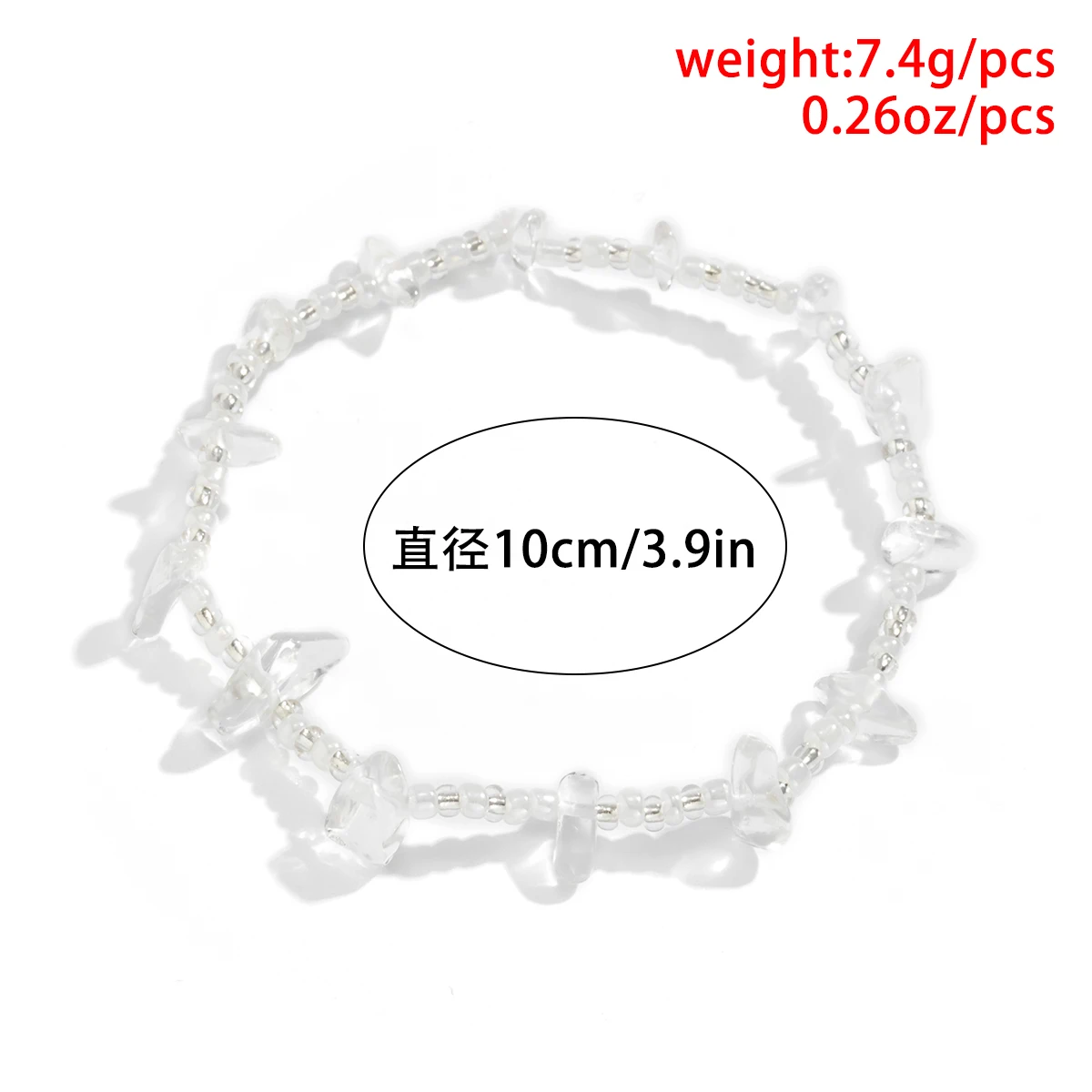 

Boho Hand-woven Seed Bead Anklet Women Irregular Stone Decorations Tobilleras Mujer Beach Vacation Bracelet On The Leg Jewelry