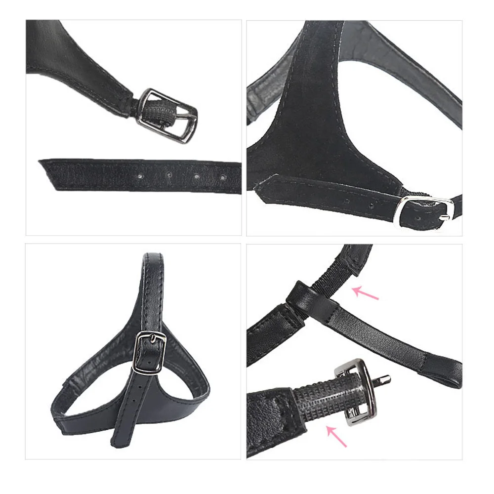 

1Pair Women's Detachable PU Leather Shoe Straps Shoelaces, Lady High Heels Anti-Loose Shoelace Accessories with Buckle Foot Care