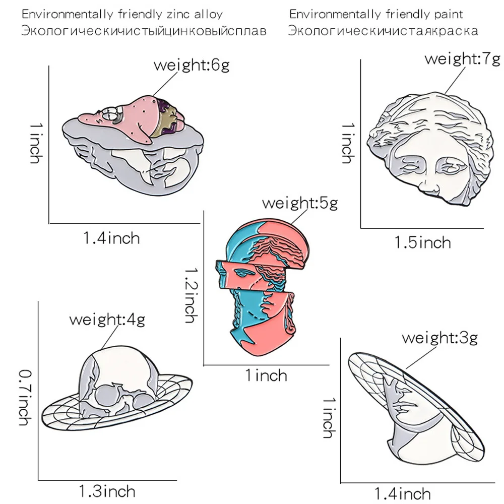 Filmore голубой цвета драгоценного камня для волос в форме цветка статуя эмали штырь