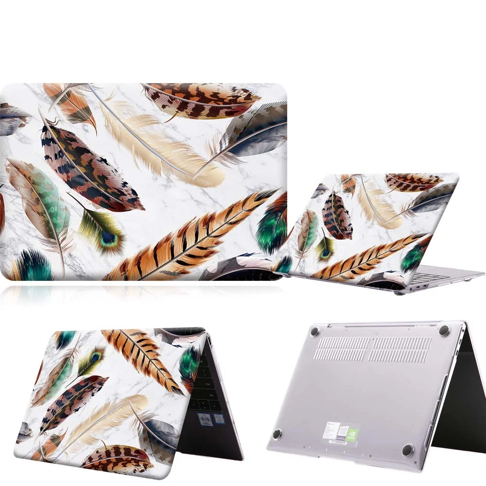 

Multi Colored Feather Anti-slip Laptop Case For MateBook 13/13 AMD Ryzen/14/D14/D15/X 2020/X Pro/Pro 16.1/Honor MagicBook14/15