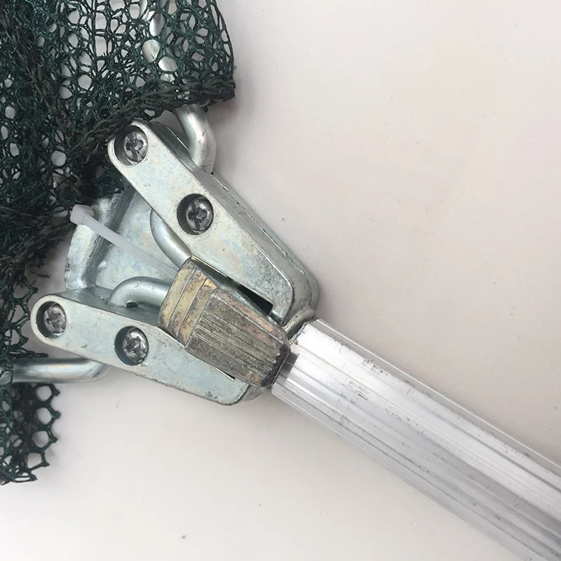 Портативный Алюминий сплав выдвижной Рыболовные сети телескопическая складной