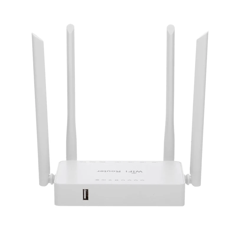 

WE1626 Wireless Router 2.4G 300Mbps WiFi Router 5 Ports Router with 4 External Antennas
