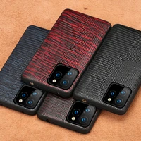 genuine leather phone case for iphone 11 pro 11 11max lizard skin texture back cover for iphone 12 pro max 12 mini 7 8 plus x