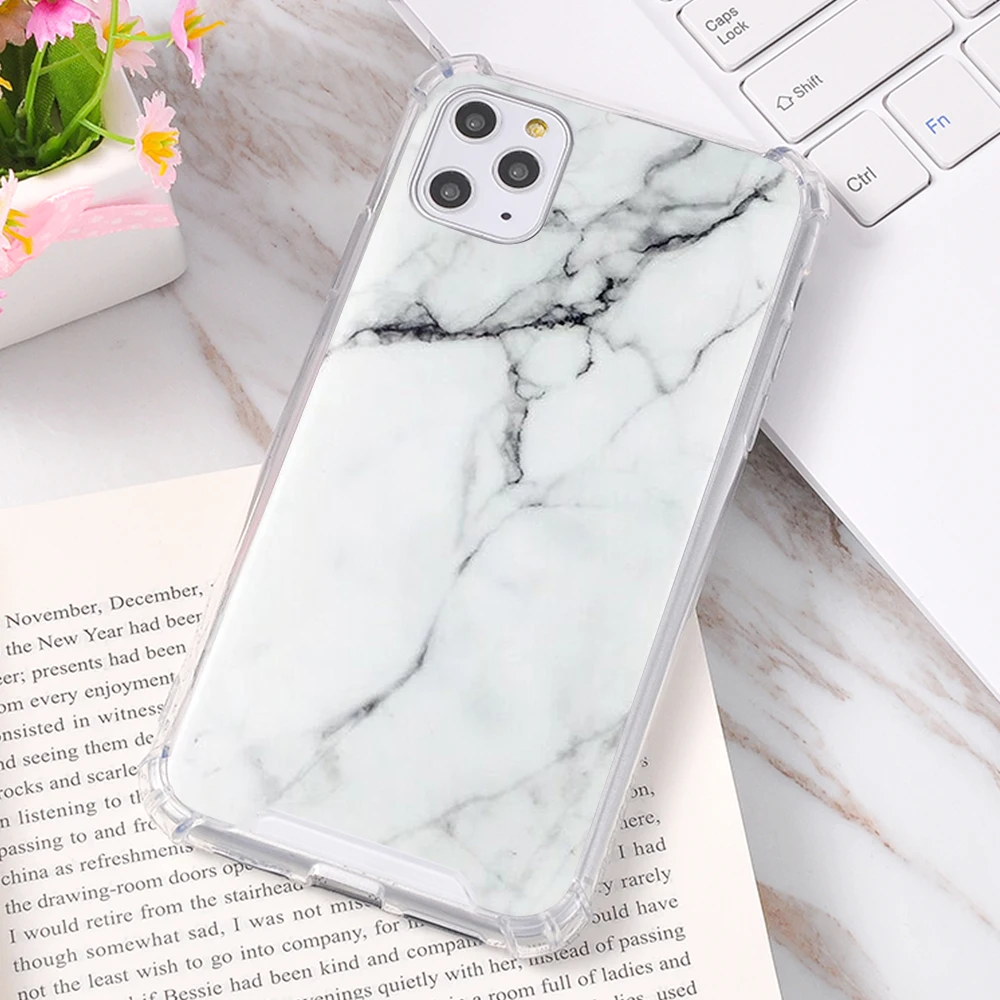 

luxury Marble Silicone Soft Cover Phone Case For iPhone 11 case XS Max XR X 8 7 6 S Plus Cases iphone SE 2020 Shell Anti Fall