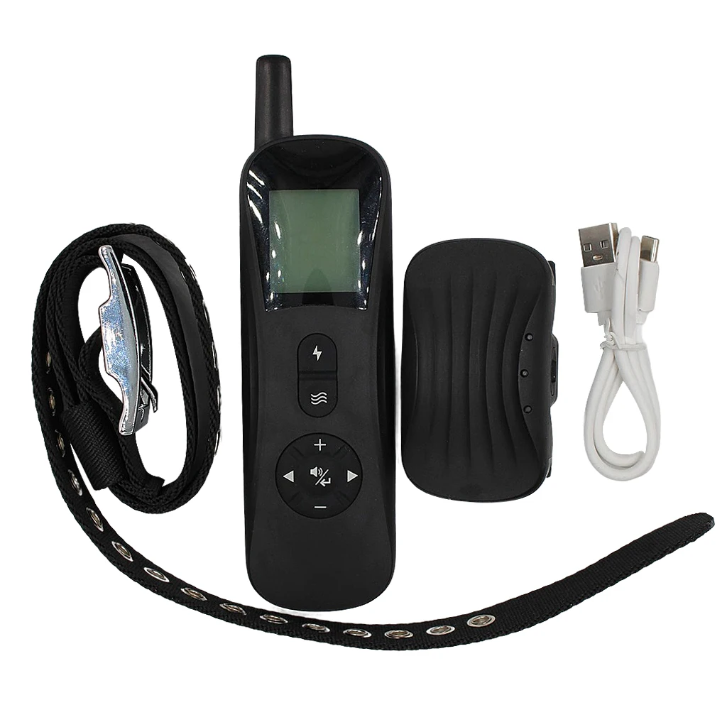 

Dog Training Collar -Rechargeable Collars for Dogs W/ Remote, 2 Training Modes,