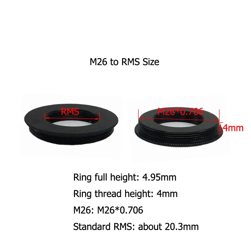 M25 M26 M27 M32 резьба rms микроскоп кольцо адаптера объектива для микроскопа Olympus Zeiss Mitutoyo
