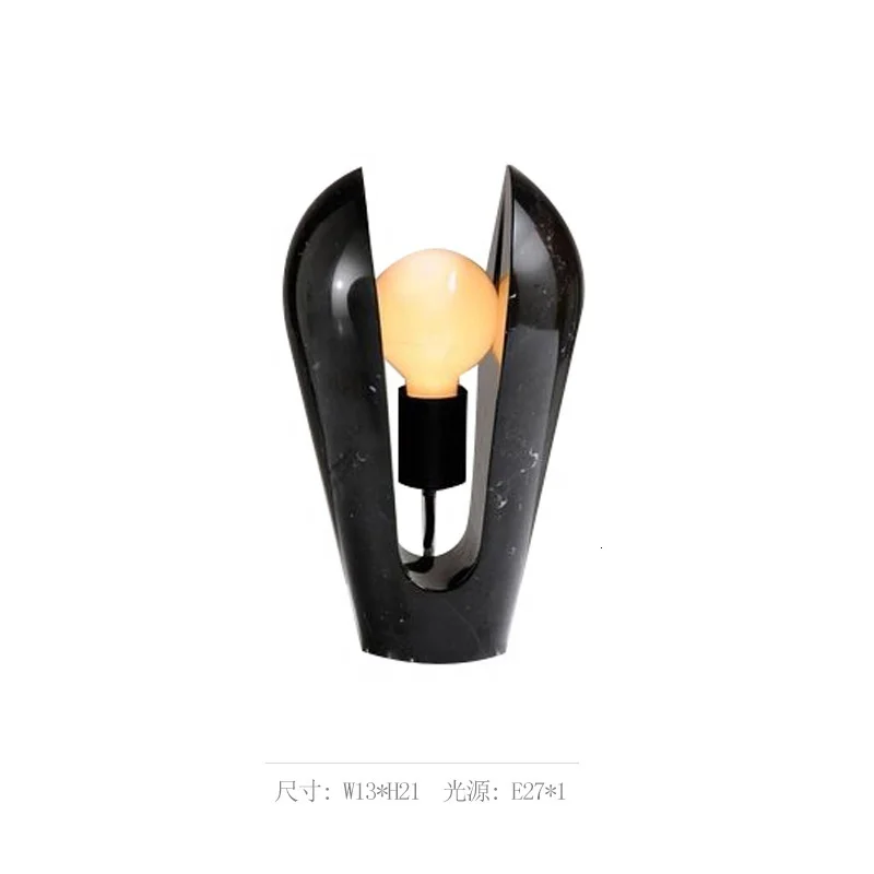 2019 красивые домашние прикроватные китайские Мраморные настольные лампы абажур