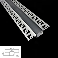 5 30 pcs of 2m 80inch 12 20mm tape led aluminum profile 5v 12v 24v strip drywall recessed ceiling slot groove edge channel