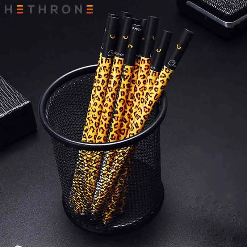 Hethrone 12 шт./лот дикие леопардовые крутые гелевые ручки Набор принадлежностей
