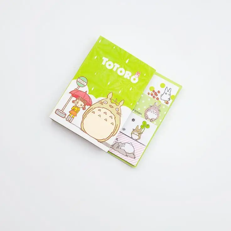 Kawaii Корейская мультяшная книга Baymax Doraemon Totoro N times Sticky Memo Note Book вкладка для